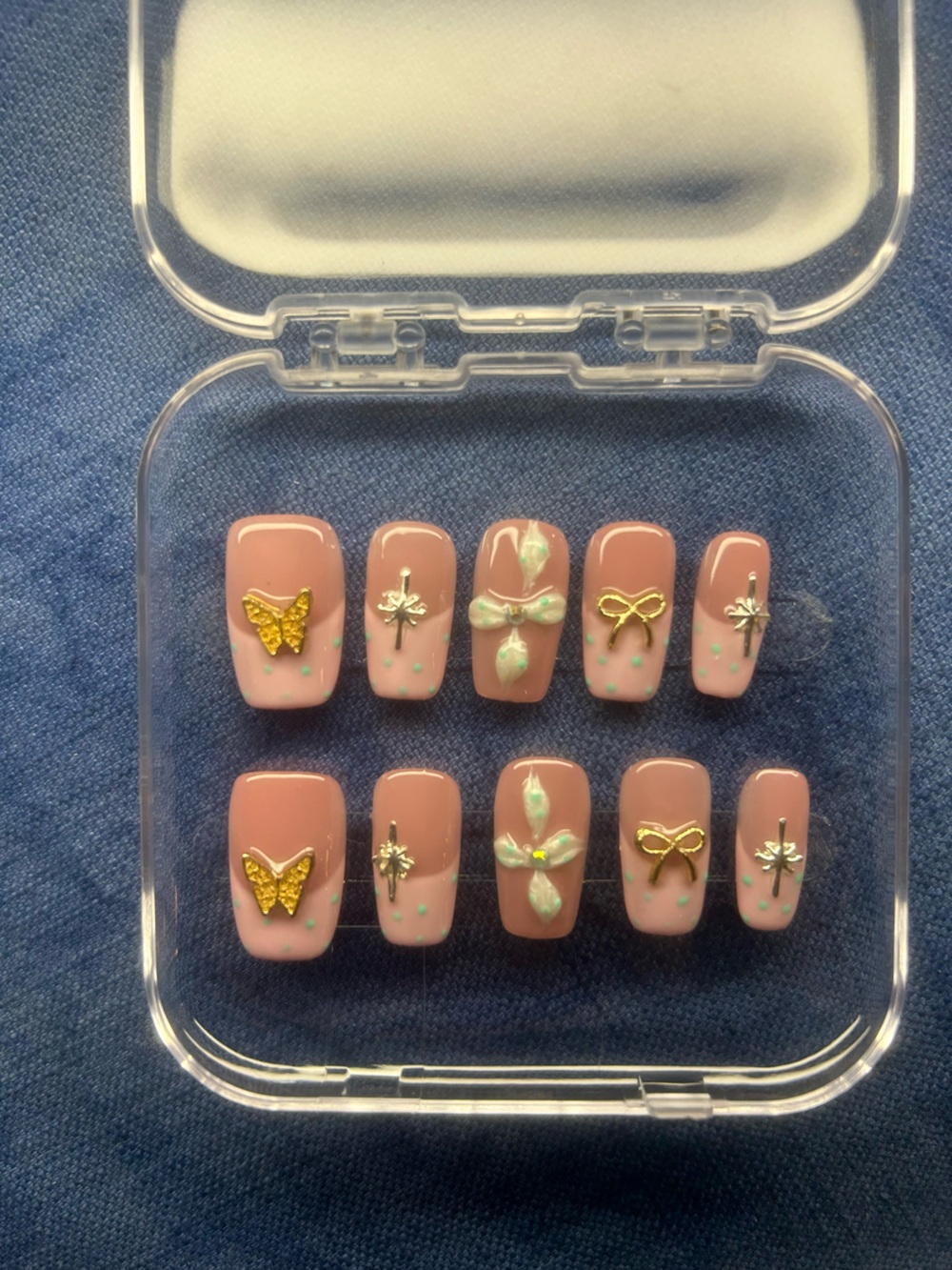 Coffin Handmade Press On Nails